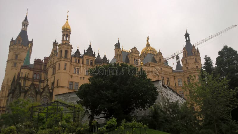 Schwerin palace stock photo Schwerin palace stock photo