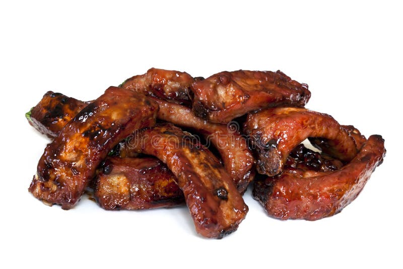 Schätzchen-rückseitige Schweinefleisch-Rippen stockfotos Schätzchen-rückseitige Schweinefleisch-Rippen stockfotos