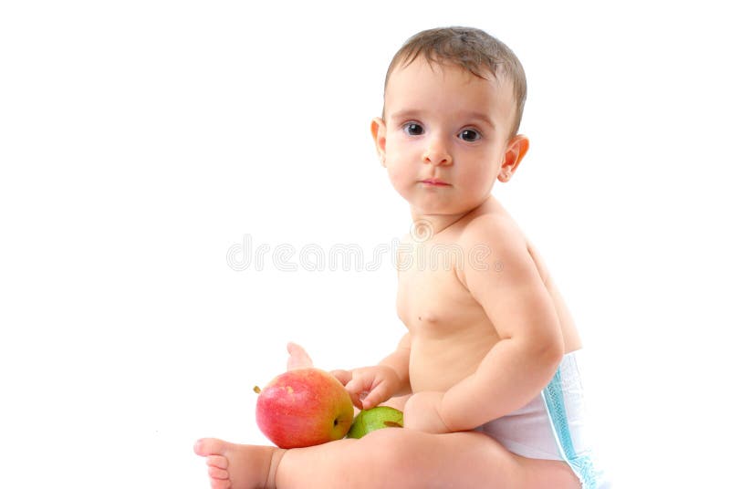 Schätzchen und Früchte lizenzfreie stockfotos Schätzchen und Früchte lizenzfreie stockfotos