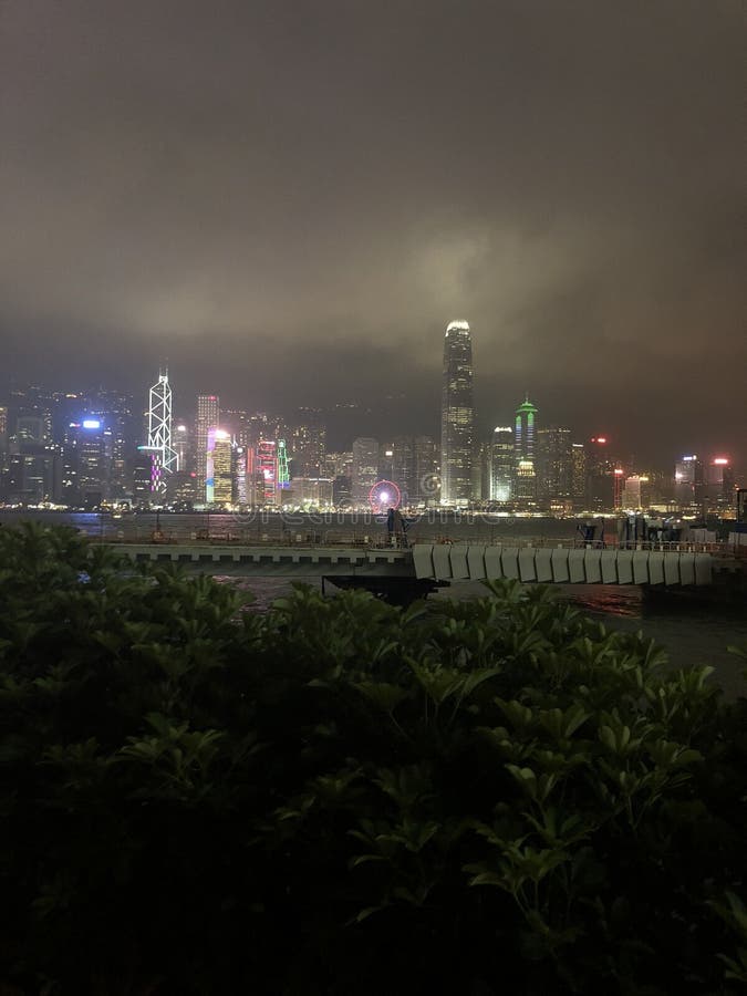 Schöne Ansicht, Hong Kong, Nachtzeit, genießen und entspannen sich stockfotos Schöne Ansicht, Hong Kong, Nachtzeit, genießen und entspannen sich stockfotos