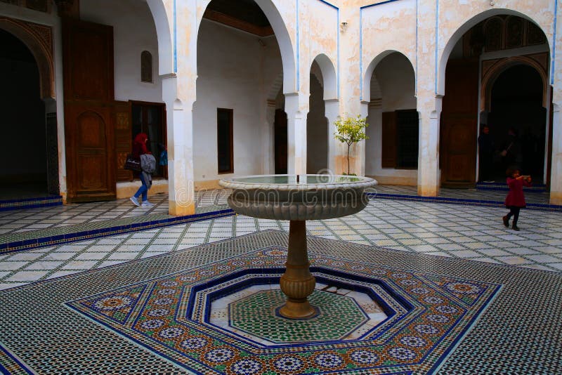 Schöne Architektur in Marrakesch Marokko