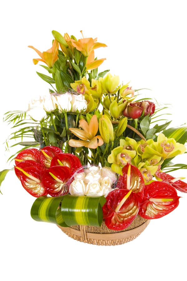 Schöne Blumenanordnung lizenzfreie stockfotos