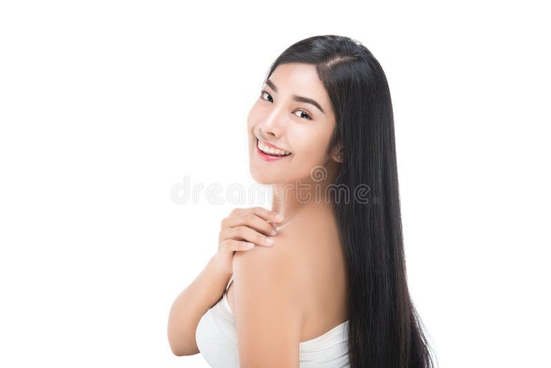 Schöne junge Frau mit sauberer neuer Hautnote besitzen Gesicht stockbilder Schöne junge Frau mit sauberer neuer Hautnote besitzen Gesicht stockbilder