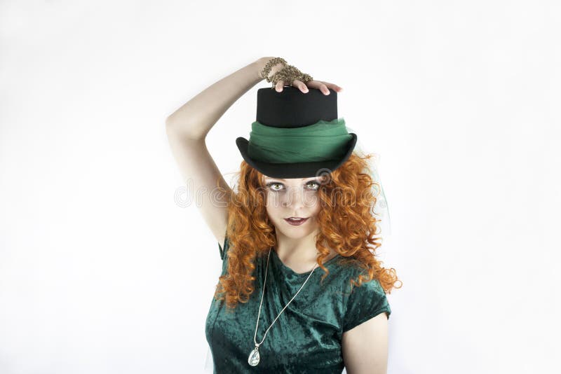 Schöne junge irische Frau stockfoto