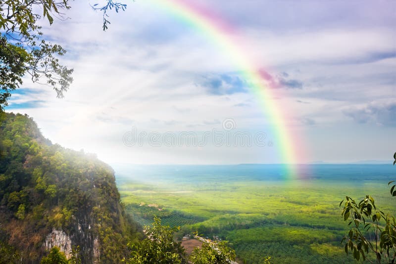 Schöne Landschaft stockbild