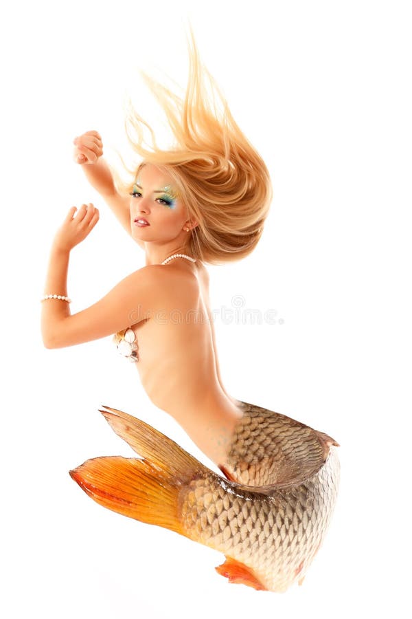 Schöne magische Mythologie der Meerjungfrau, die ursprüngliches Foto compilati ist