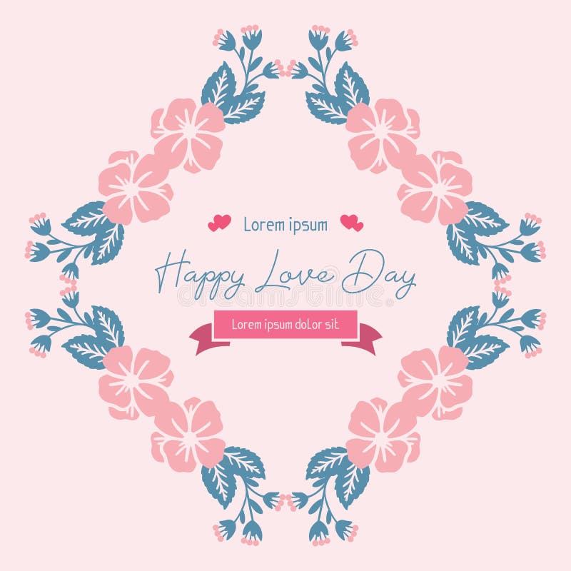 Schöne Menge Pfirsichblume Rahmen, für elegante Happy Hour Gruß Karte Design Vector lizenzfreie abbildung