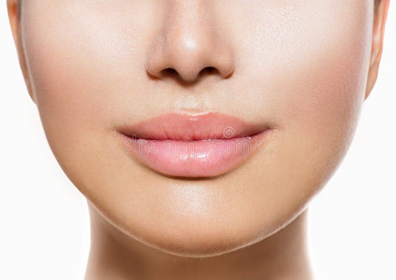 Schöne perfekte Lippen stockfotografie Schöne perfekte Lippen stockfotografie