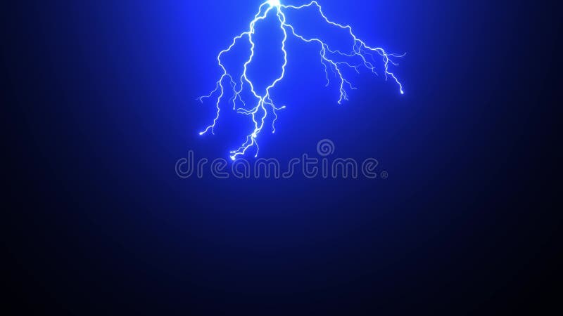 Schöne realistische Auswirkungen des Beleuchtens von Streiks oder Gewitter des elektrischen Sturms des Blitzbolzens mit blinkendem