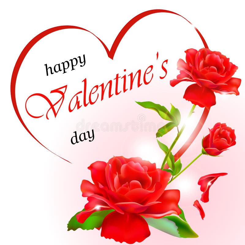 2 Schloss Rote Kalligraphie-Herz-Band-Fahne an Vektor Abbildung