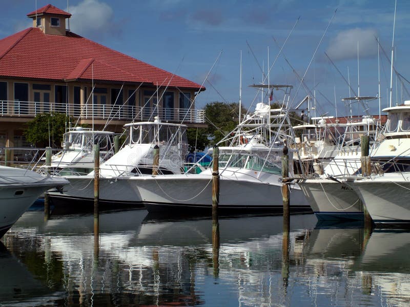 Schöne Yachten und Boote in St Augustine, Florida