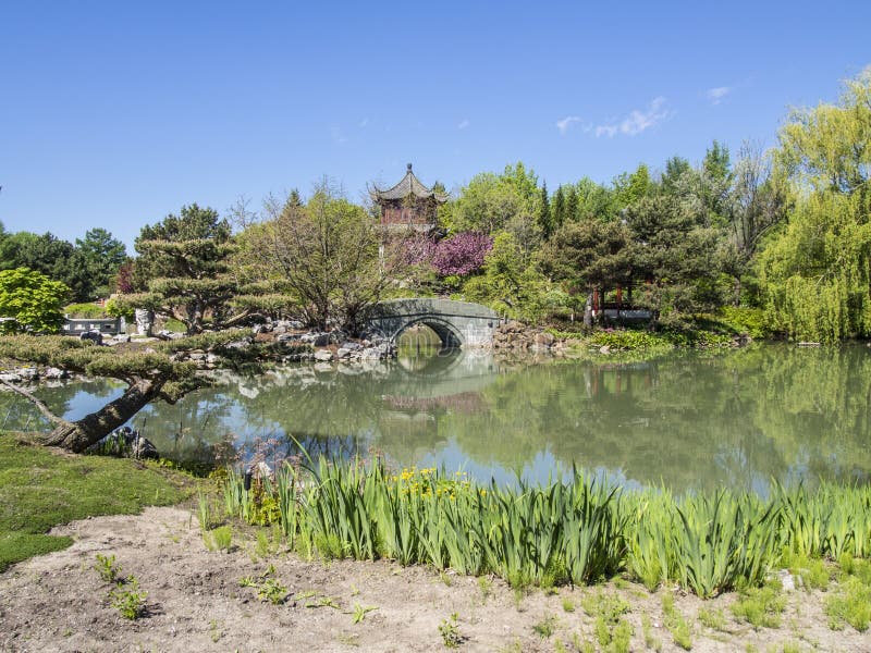 Schöner Botanischer Garten Von Montreal Stockbild Bild von montreal