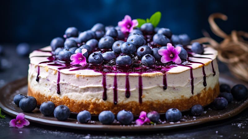 Schönes Design Traubenkuchen violett-weißer Kuchen Design vektor abbildung