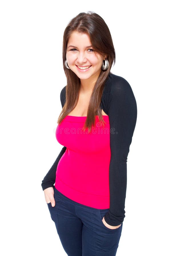 Schönes junges Mädchen stockfoto Schönes junges Mädchen stockfoto