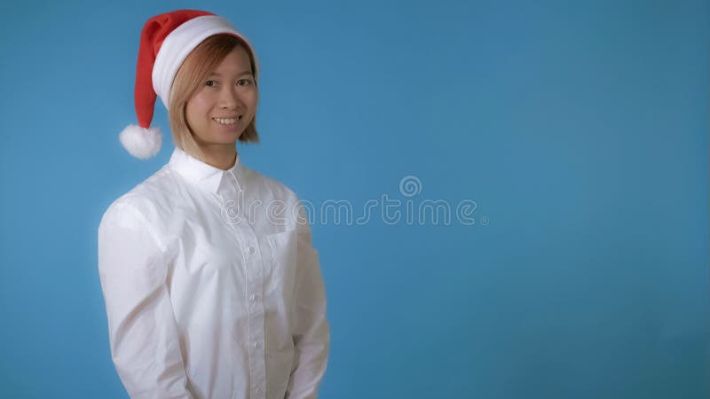 Schönes Mädchen mögen Sankt-Lächeln stockbild Schönes Mädchen mögen Sankt-Lächeln stockbild