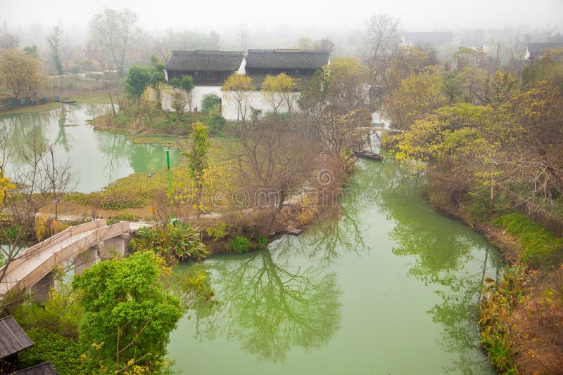 Schönes scenics Xixi im Staatsangehörigfeuchtgebietspark