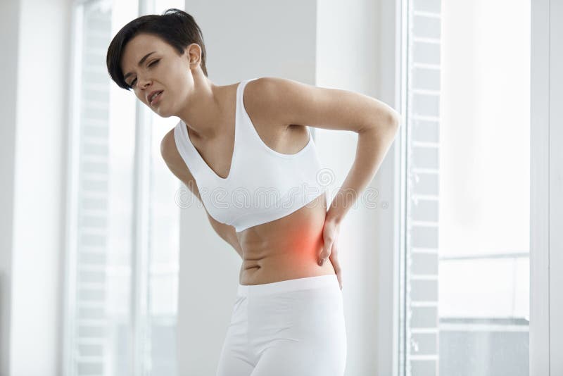 Schönheits-Gefühls-Schmerz-herein Rückseite, Rückenschmerzen Gesundheitsproblem stockbilder Schönheits-Gefühls-Schmerz-herein Rückseite, Rückenschmerzen Gesundheitsproblem stockbilder