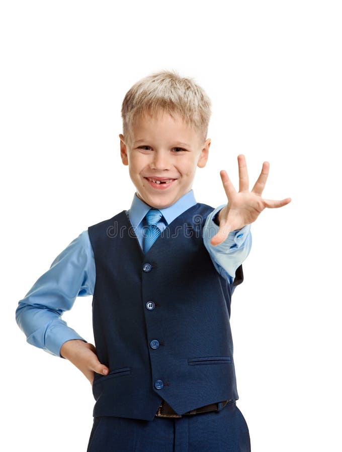 Schüler, der Palme zeigt stockfoto Schüler, der Palme zeigt stockfoto