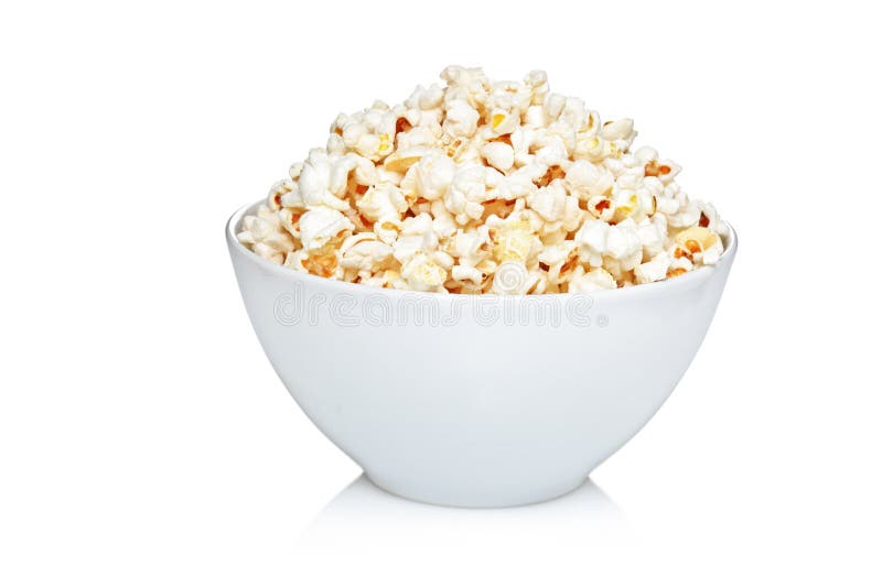 Schüssel Popcorn stockfoto Schüssel Popcorn stockfoto