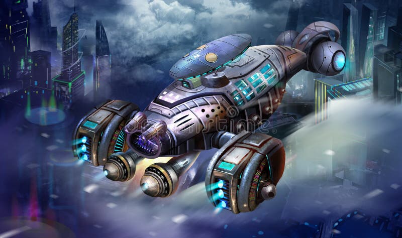 Sci-Fi Aircraft, the Shrimp Spaceship, Science Fiction Spacecraft and City Scene with Fantastic, Realistic and Futuristic Style Stock Illustration - Illustration of isolated, outer: 118602022 Sci-Fi Aircraft, the Shrimp Spaceship, Science Fiction Spacecraft and City Scene with Fantastic, Realistic and Futuristic Style Stock Illustration - Illustration of isolated, outer: 118602022