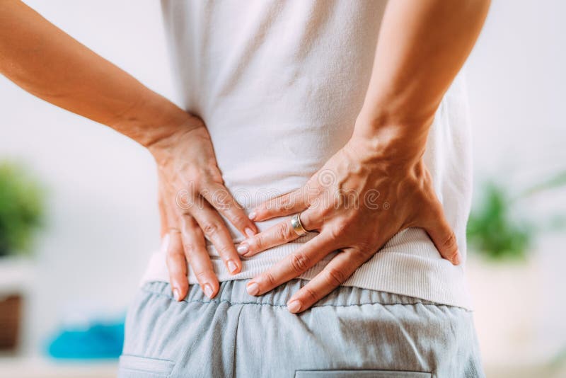 Lower Back Physical Therapy with TENS Electrode Pads, Transcutaneous  Electrical Nerve Stimulation Stock Image - Image of electric, electro:  210760669