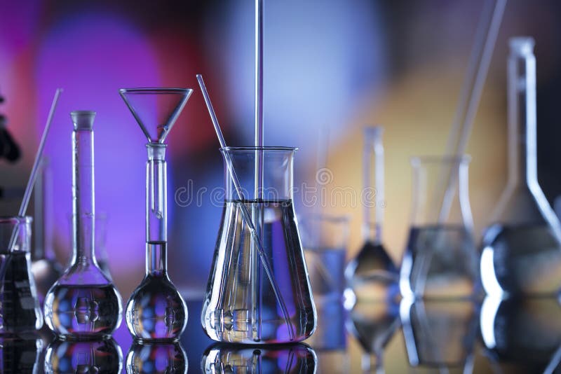 Science Experiment Concept With Bokeh Background. Stock Photo - Image ...