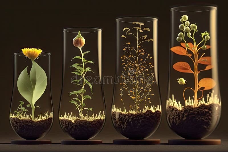 A Science Experiment in Which the Growth of Different Plant Seeds is