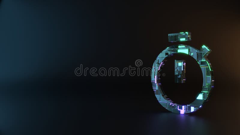 science fiction metal symbol of stopwatch icon render royalty free stock photo science fiction metal symbol of stopwatch icon render royalty free stock photo