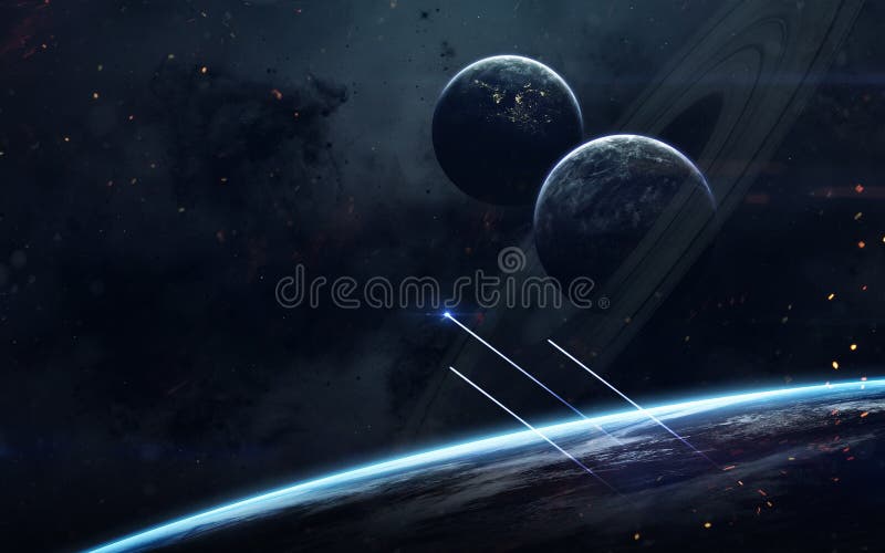 Space science fiction image. This image elements furnished by NASA