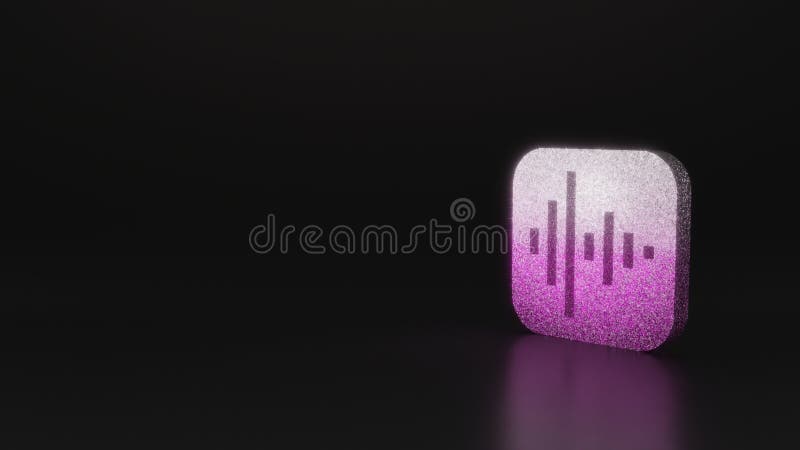 Pink Music Icon For An App Stock Vector Illustration Of Icon