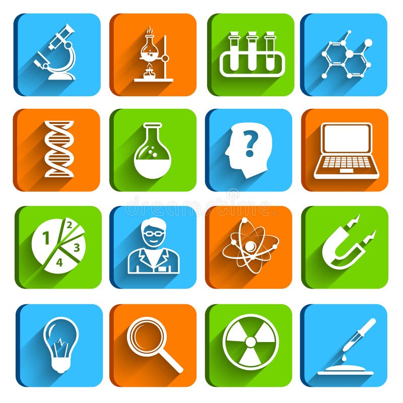 Science Laboratory Icons Set