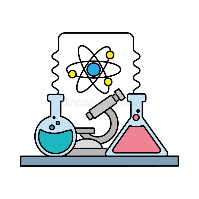 Science laboratory tools stock vector. Illustration of vector - 142699137