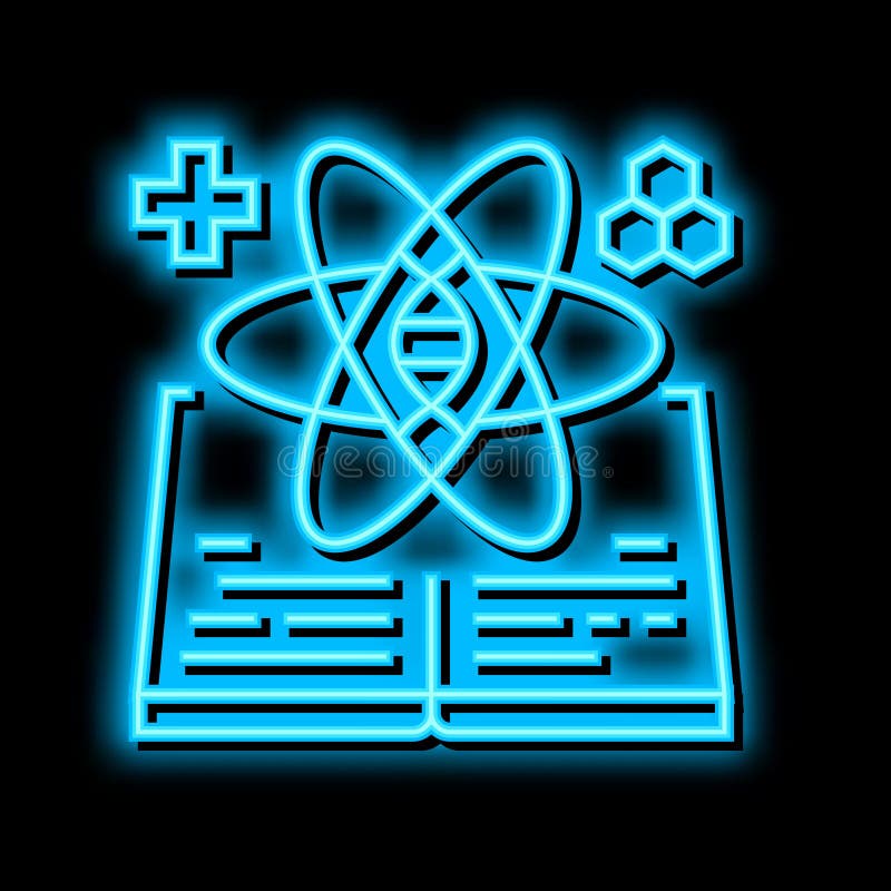 Science and Medicine History Neon Glow Icon Illustration Stock Vector