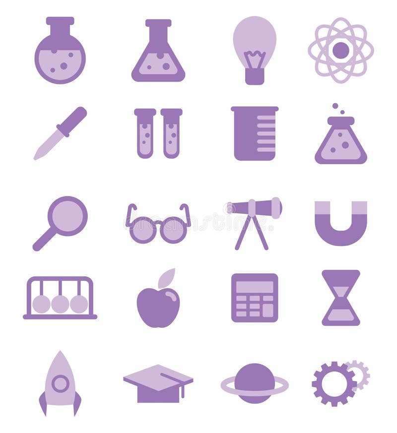 Science supplies, icon stock vector. Illustration of healthy 260374436