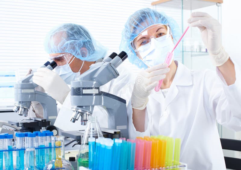 Science Team stock image
