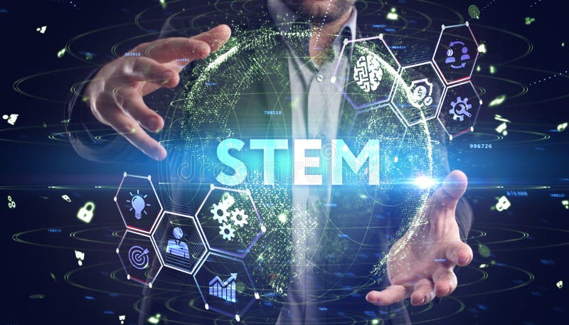 Science, technology, engineering and math. STEM concept. Business, Technology, Internet and network concept stock images
