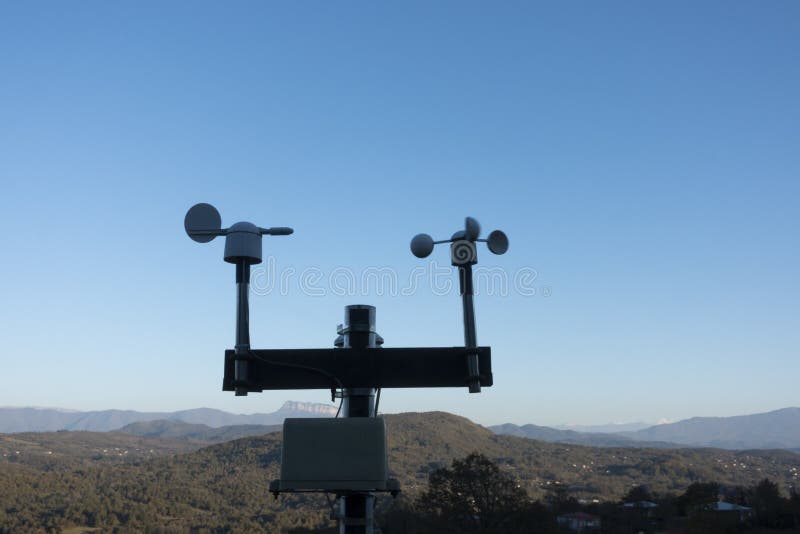 Scientific Weather Station in Mountain Stock Photo Image of outdoor, meteorological