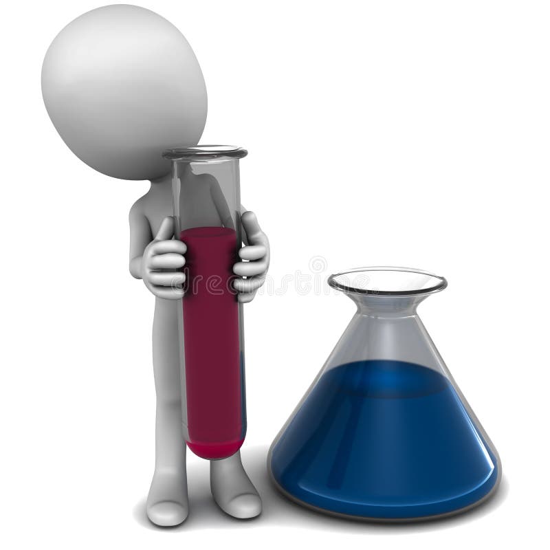 Scientist royalty free illustration