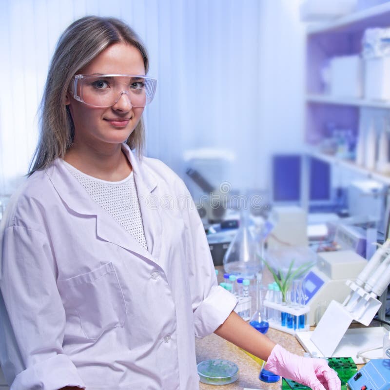 Scientist in Chemical Laboratory Stock Image Image of doctor