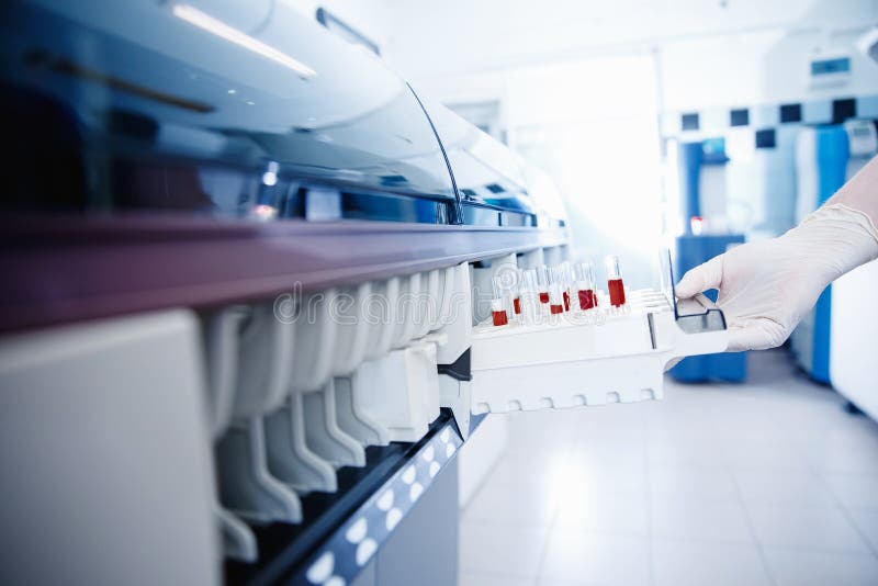 Blood Samples In Blood Bank Stock Photo Image of cells