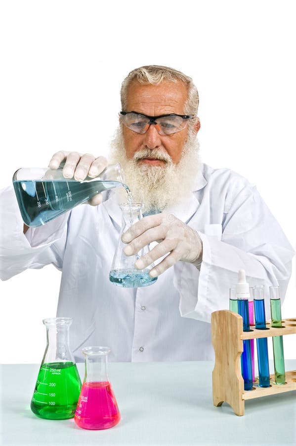 Scientist in laboratory stock photos