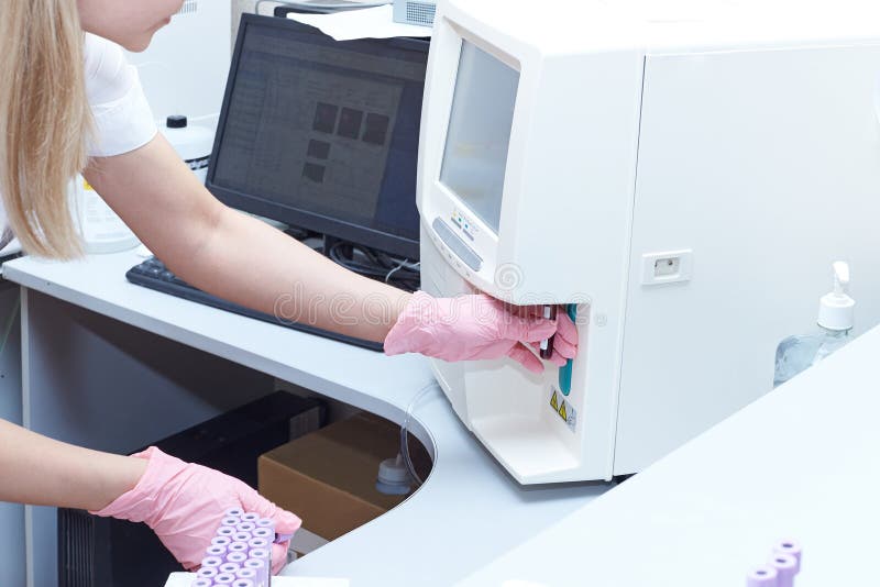 Modern medical computerized equipment. stock photography Modern medical computerized equipment. stock photography