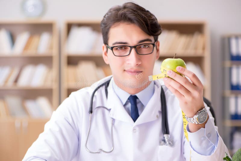 The Scientist Studying Nutrition in Various Food Stock Photo - Image of