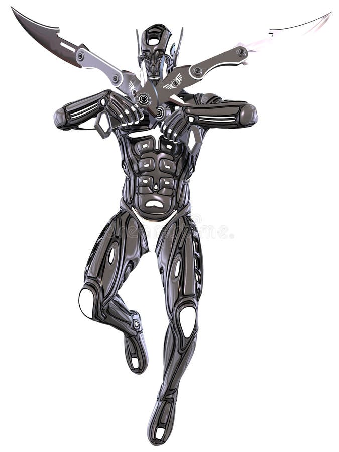 Scifi Fantasy Figure vector illustration