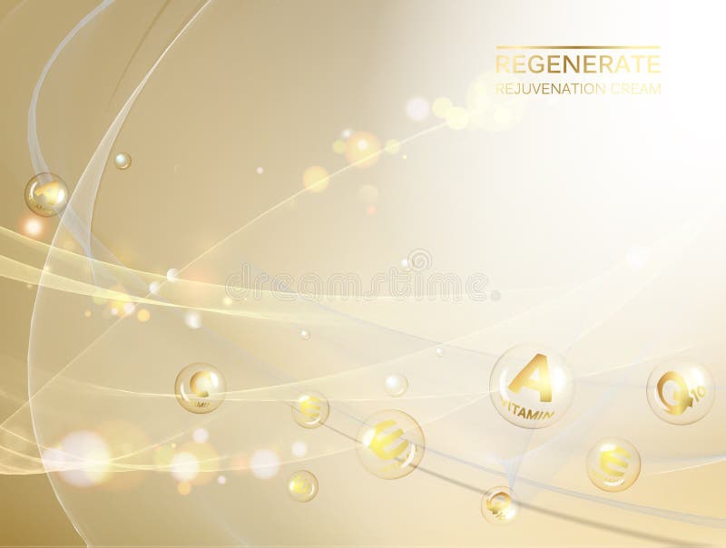Scinceillustratie van een DNA-molecule Regenereer van de gezichtsroom en Vitamine complex concept Organische schoonheidsmiddel en royalty-vrije illustratie Scinceillustratie van een DNA-molecule Regenereer van de gezichtsroom en Vitamine complex concept Organische schoonheidsmiddel en royalty-vrije illustratie