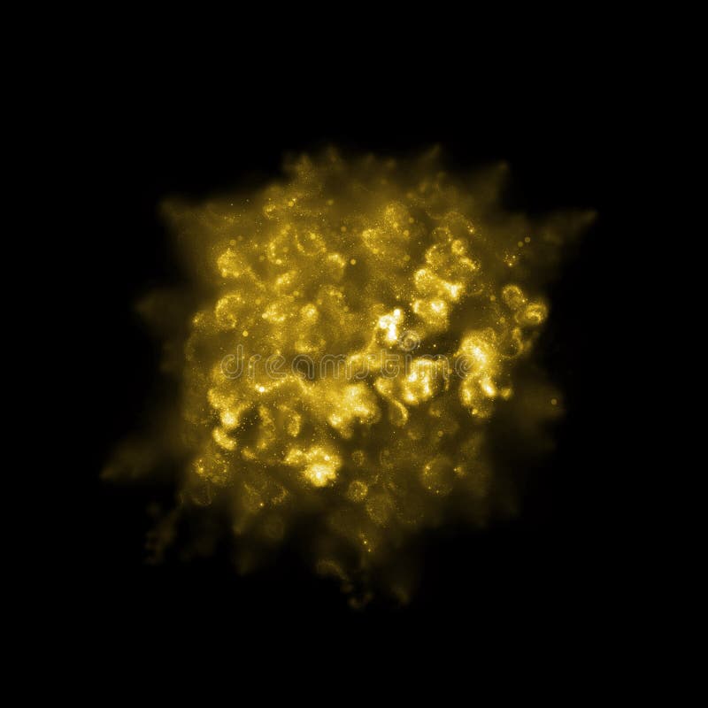 Щелкнешь золотой дымок запарит. Взрыв золота. Золотой взрыв на черном фоне. Золотой дым. Взрыв блесток на черном фоне.