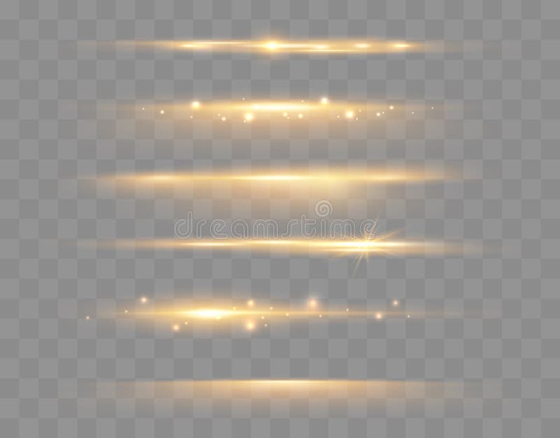 Scintille luminose e lenti luminose illustrazione di stock