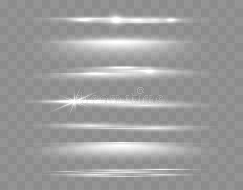 Scintille luminose e lenti luminose royalty illustrazione gratis