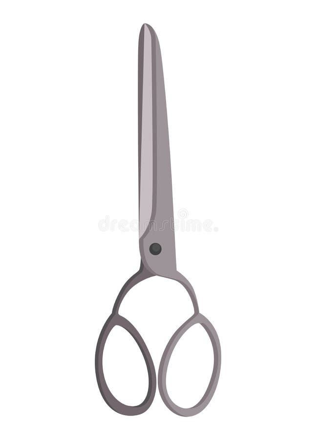 Set of tailor and embroidery scissors. Crane Small Scissors, snipper,  fabric scissors isolated on white background. Vector silhouette. 6084362  Vector Art at Vecteezy