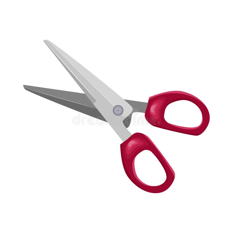 Scissors school supply isolated icon Royalty Free Vector